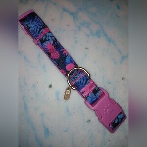 Simply Southern Pink and Blue Dog Collar